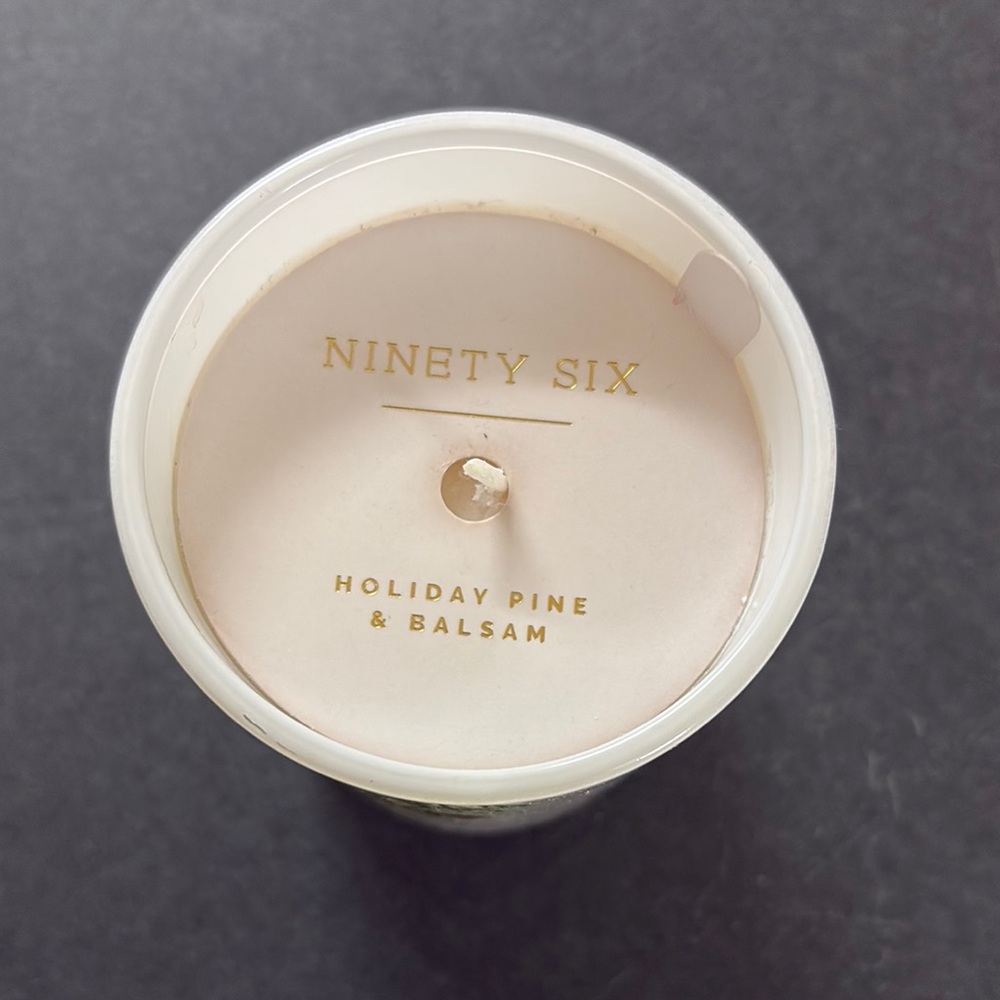 Ninety Six Holiday Pine & Balsam Scented Candle 8.5oz Christmas Tree Candle